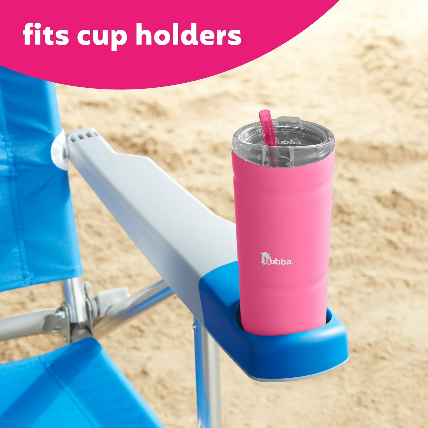 Bubba Envy S Stainless Steel Tumbler, Pink, 24 fl oz.