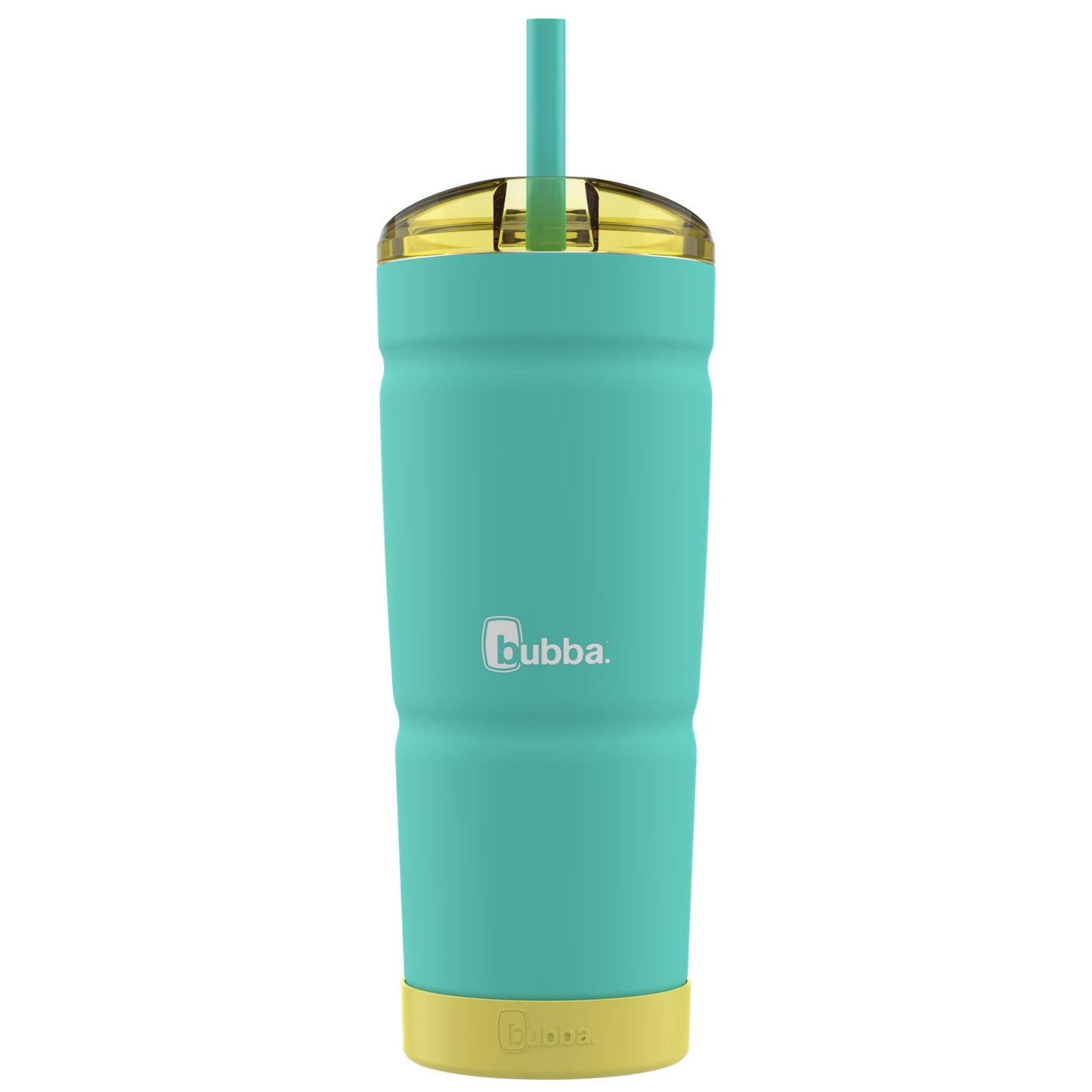bubba Envy S Insulated Stainless-Steel Tumbler with Straw and Bumper in Purple 24 oz., Rubberized