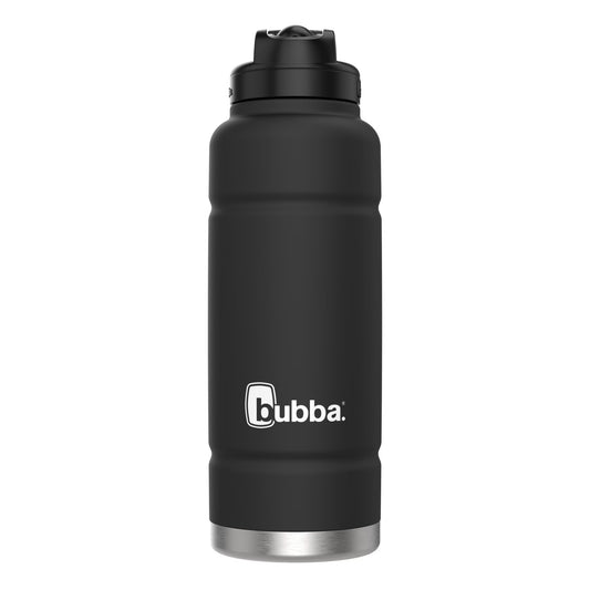Bubba Trailblazer Insulated Stainless Steel Water Bottle, Straw Lid, 40oz., Rubberized, Island Teal