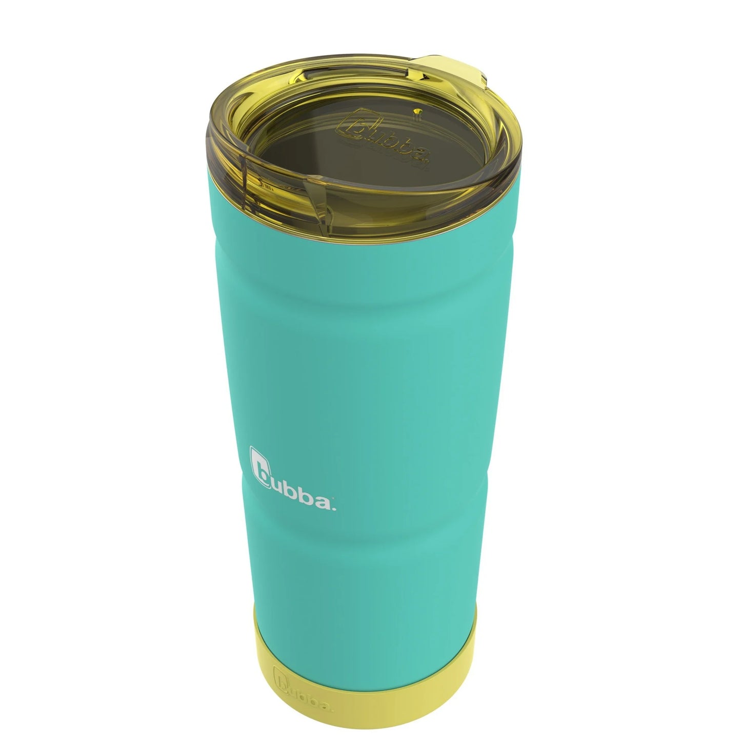 bubba Envy S Insulated Stainless-Steel Tumbler with Straw and Bumper in Purple 24 oz., Rubberized